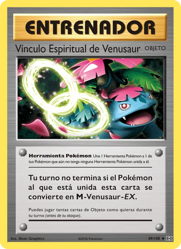 Vínculo Espiritual de Venusaur · Evoluciones 89/108