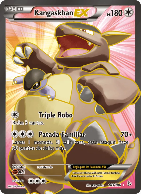 Kangaskhan EX · Destellos de Fuego 103/106