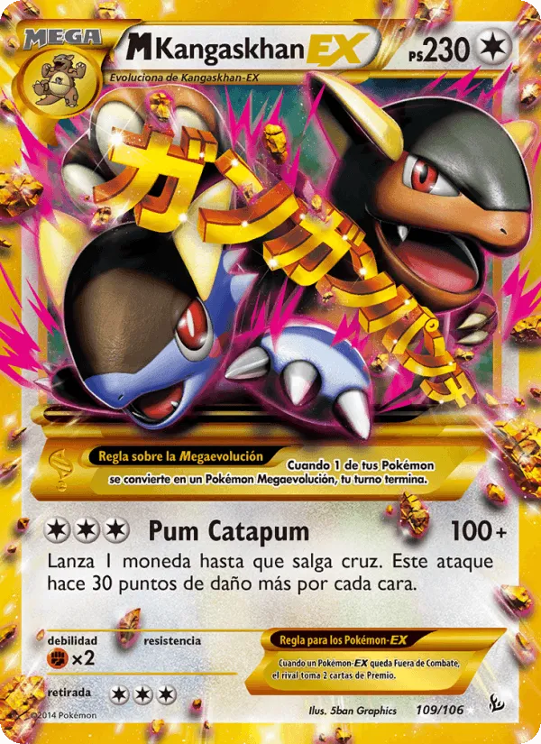 M-Kangaskhan EX · Destellos de Fuego 109/106