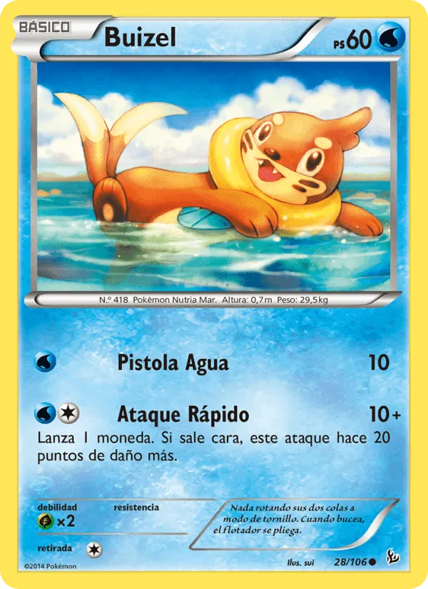 Buizel · Destellos de Fuego 28/106