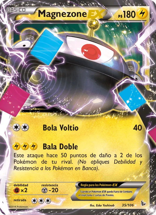 Magnezone EX · Destellos de Fuego 35/106