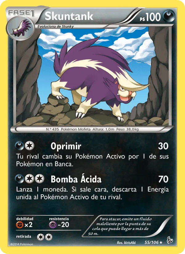 Skuntank · Destellos de Fuego 55/106