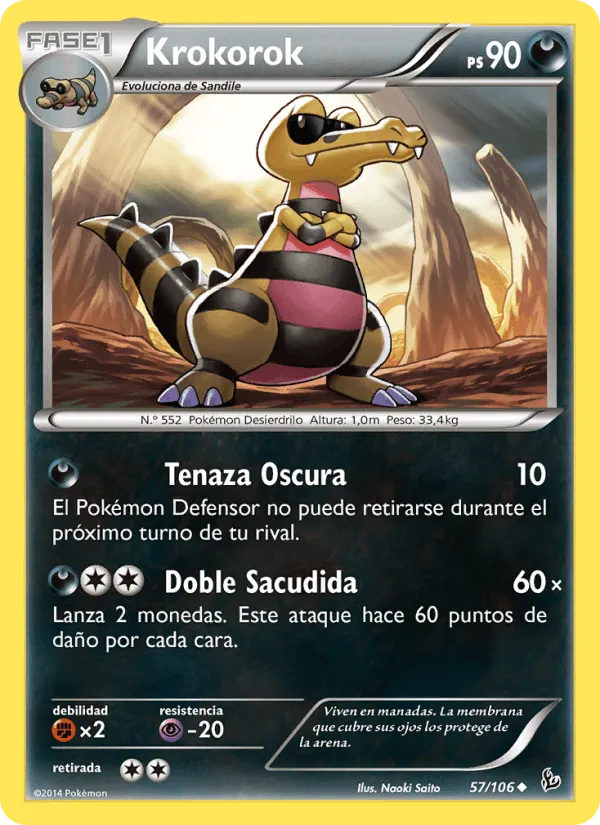 Krokorok · Destellos de Fuego 57/106