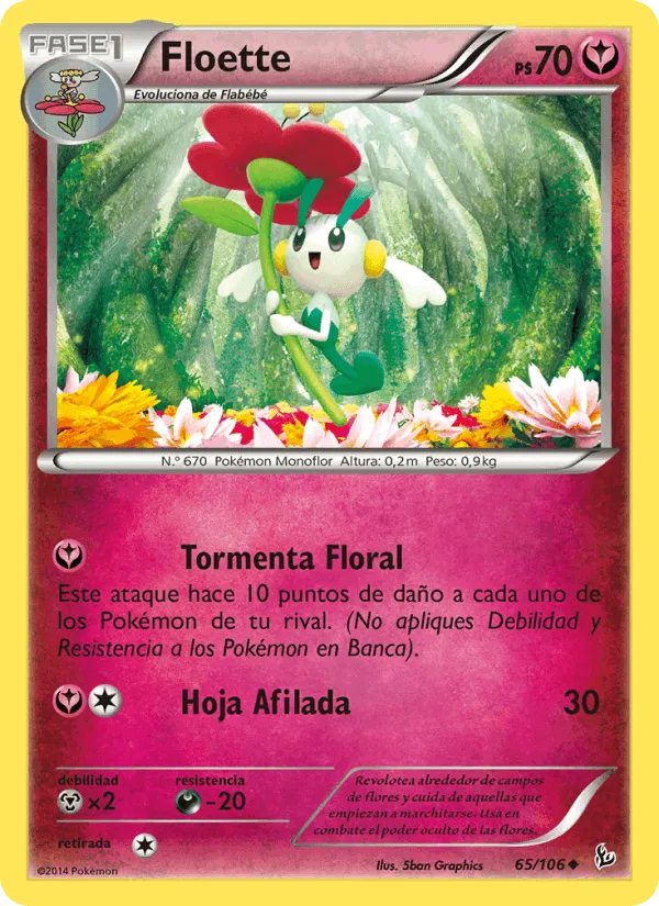 Floette · Destellos de Fuego 65/106