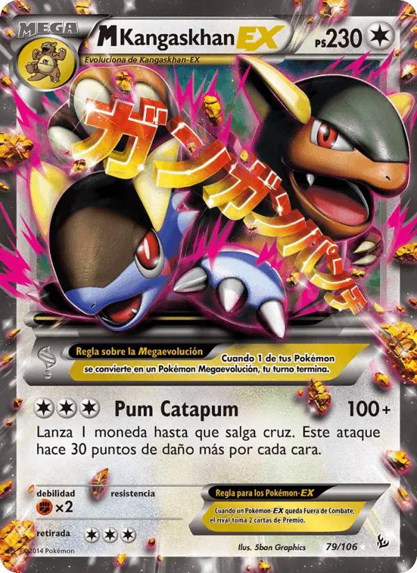 M-Kangaskhan EX · Destellos de Fuego 79/106