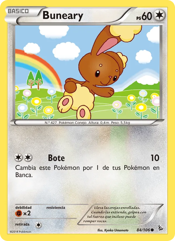 Buneary · Destellos de Fuego 84/106