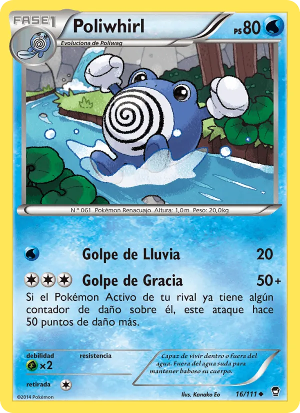 Poliwhirl · Puños Furiosos 16/111
