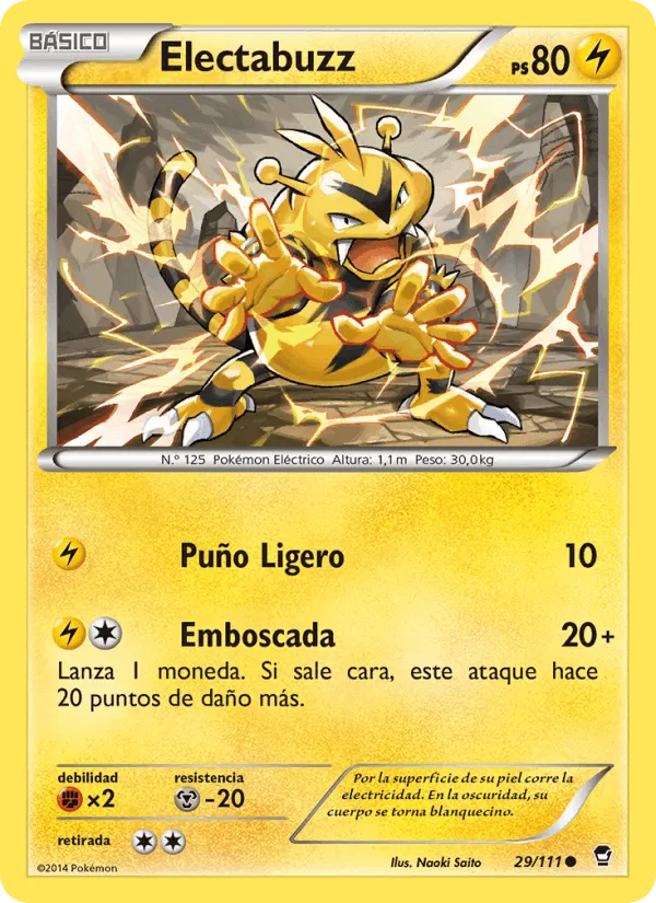 Electabuzz · Puños Furiosos 29/111
