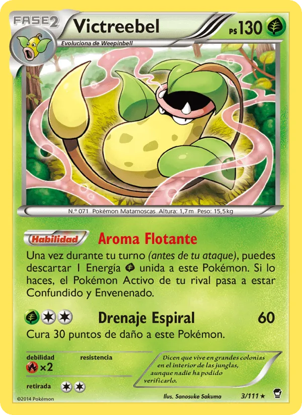 Victreebel · Puños Furiosos 3/111