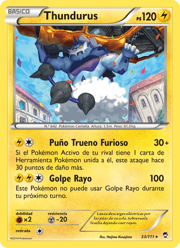 Thundurus · Puños Furiosos 33/111