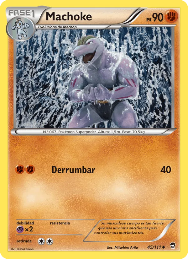 Machoke · Puños Furiosos 45/111