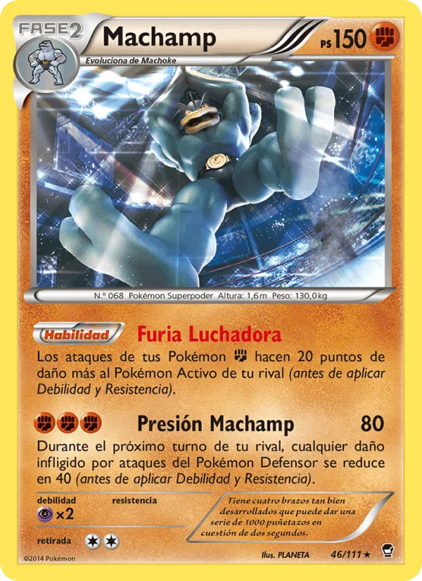 Machamp · Puños Furiosos 46/111