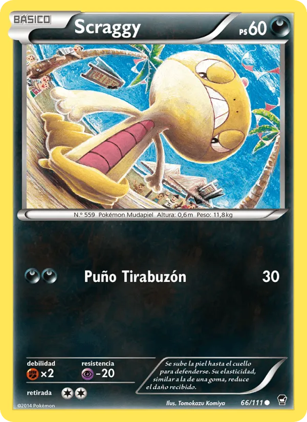Scraggy · Puños Furiosos 66/111