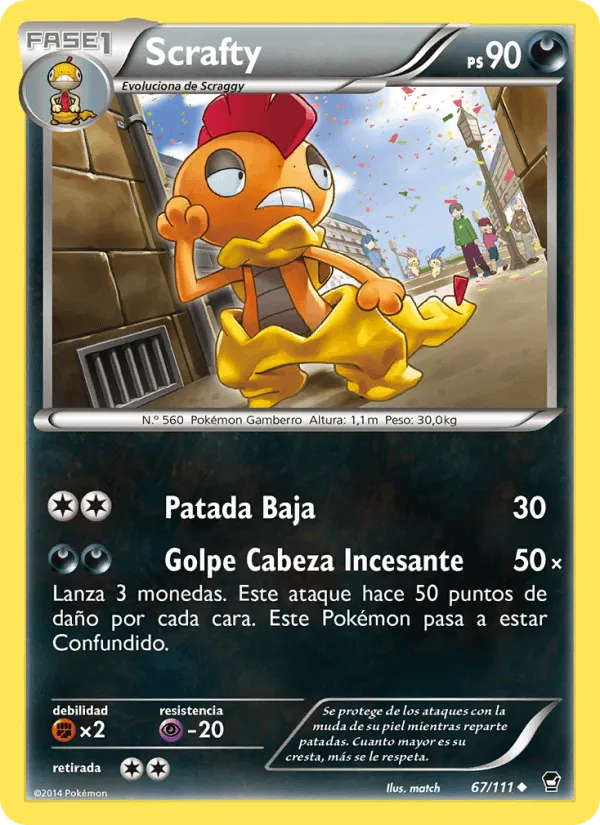 Scrafty · Puños Furiosos 67/111