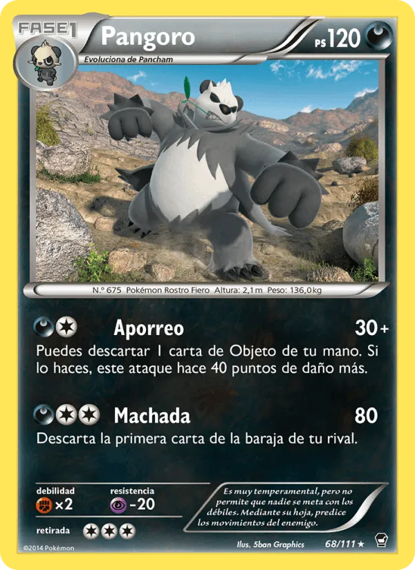 Pangoro · Puños Furiosos 68/111