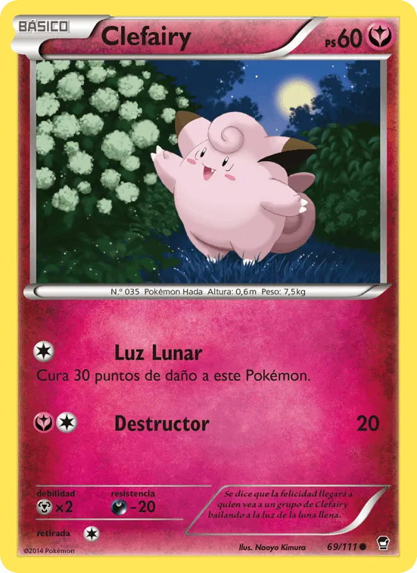 Clefairy · Puños Furiosos 69/111