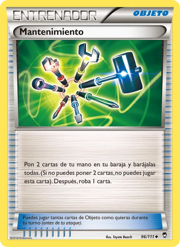 Mantenimiento · Puños Furiosos 96/111