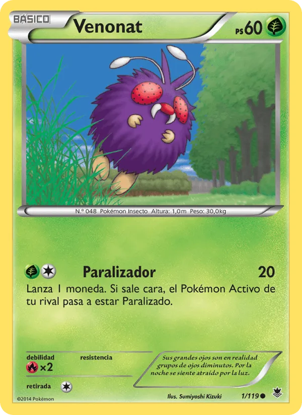 Venonat · Fuerzas Fantasmales 1/119
