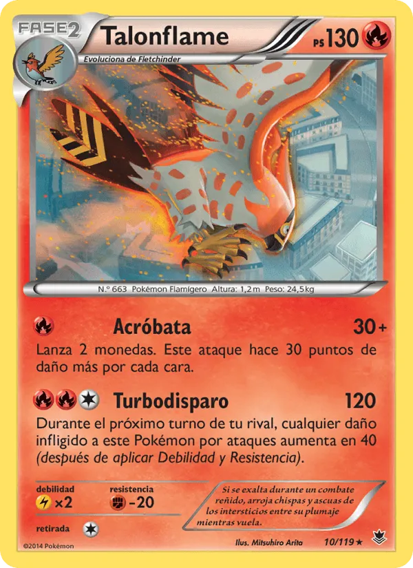 Talonflame · Fuerzas Fantasmales 10/119