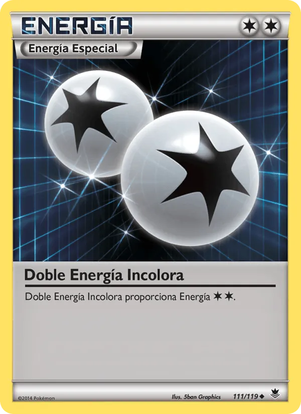 Doble Energía Incolora · Fuerzas Fantasmales 111/119