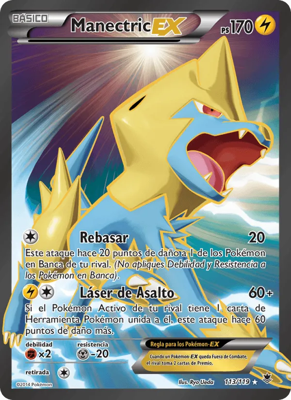 Manectric EX · Fuerzas Fantasmales 113/119