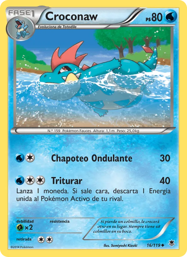 Croconaw · Fuerzas Fantasmales 16/119