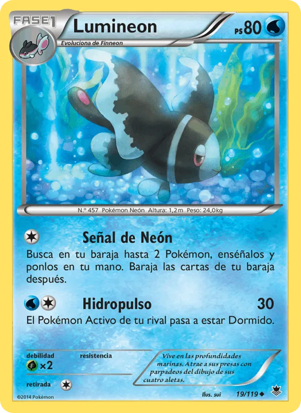 Lumineon · Fuerzas Fantasmales 19/119