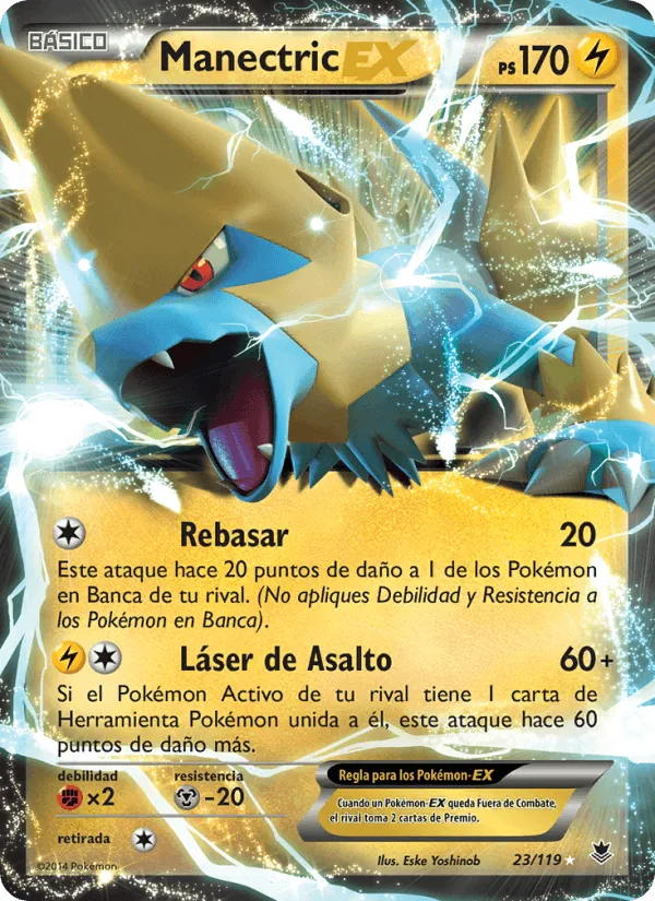 Manectric EX · Fuerzas Fantasmales 23/119
