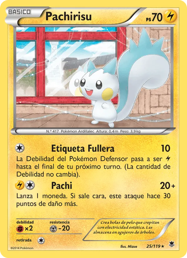 Pachirisu · Fuerzas Fantasmales 25/119