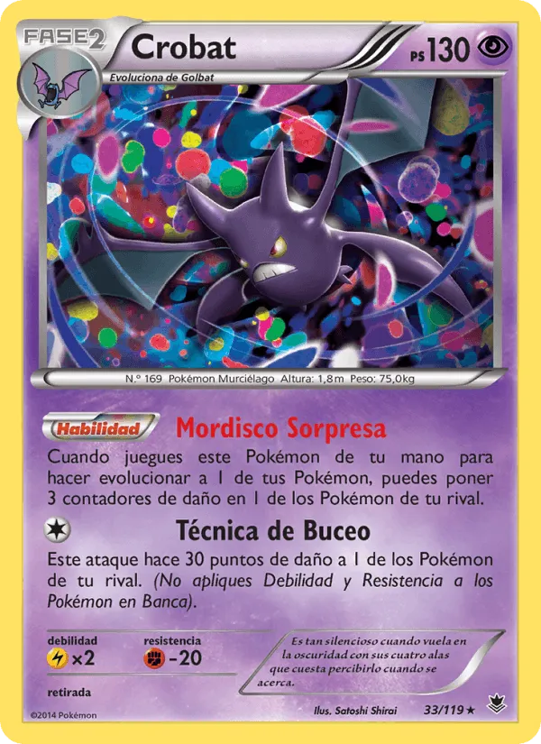 Crobat · Fuerzas Fantasmales 33/119