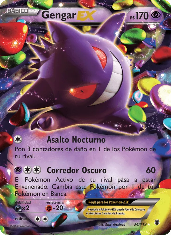 Gengar EX · Fuerzas Fantasmales 34/119