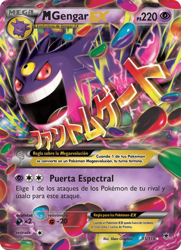 M-Gengar EX · Fuerzas Fantasmales 35/119