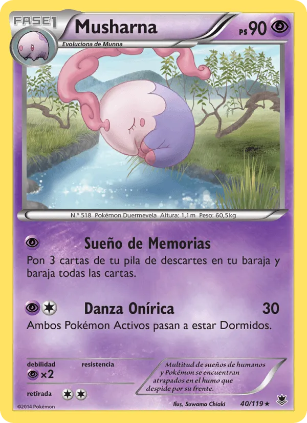 Musharna · Fuerzas Fantasmales 40/119