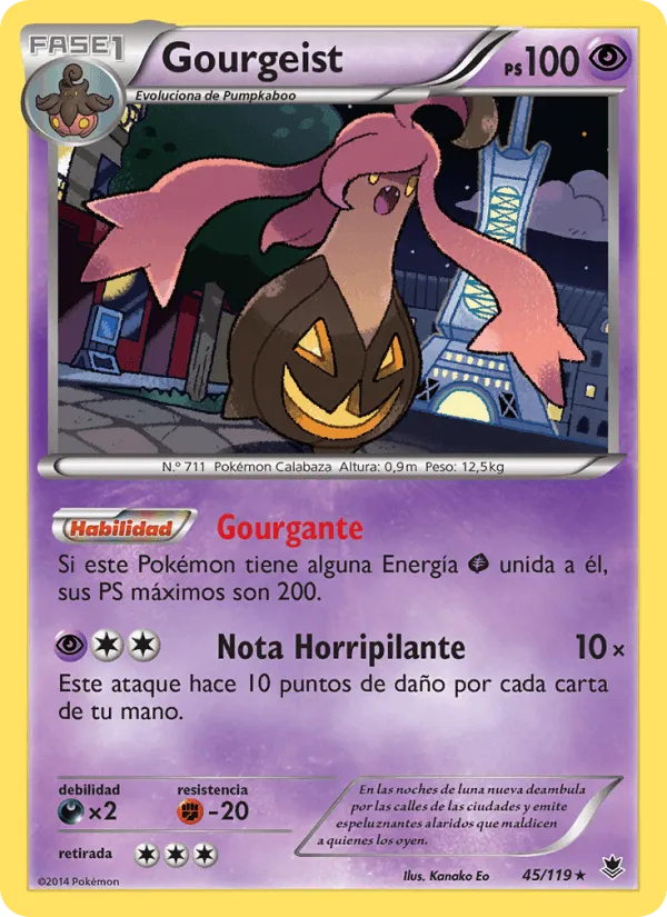Gourgeist · Fuerzas Fantasmales 45/119