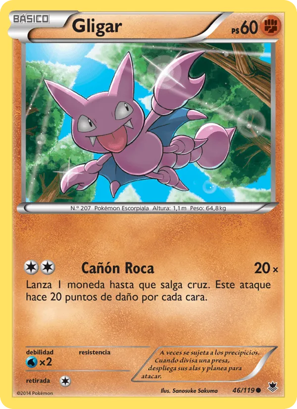 Gligar · Fuerzas Fantasmales 46/119