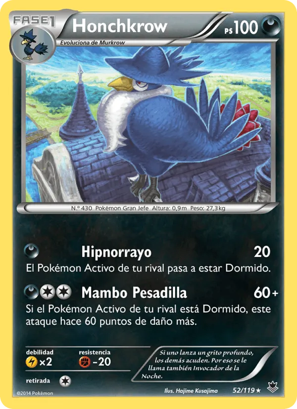 Honchkrow · Fuerzas Fantasmales 52/119