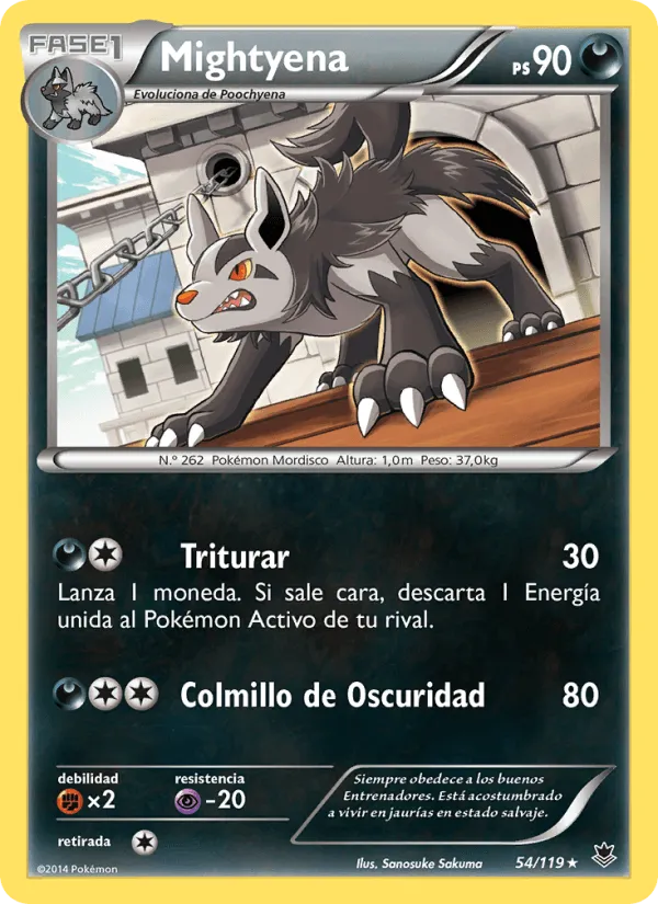 Mightyena · Fuerzas Fantasmales 54/119