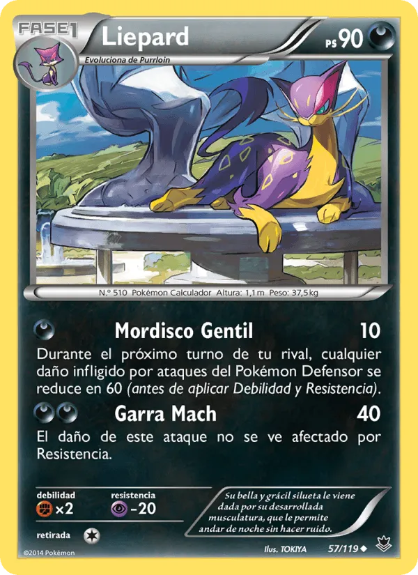 Liepard · Fuerzas Fantasmales 57/119