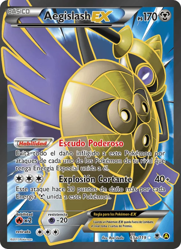 Aegislash EX · Fuerzas Fantasmales 65/119