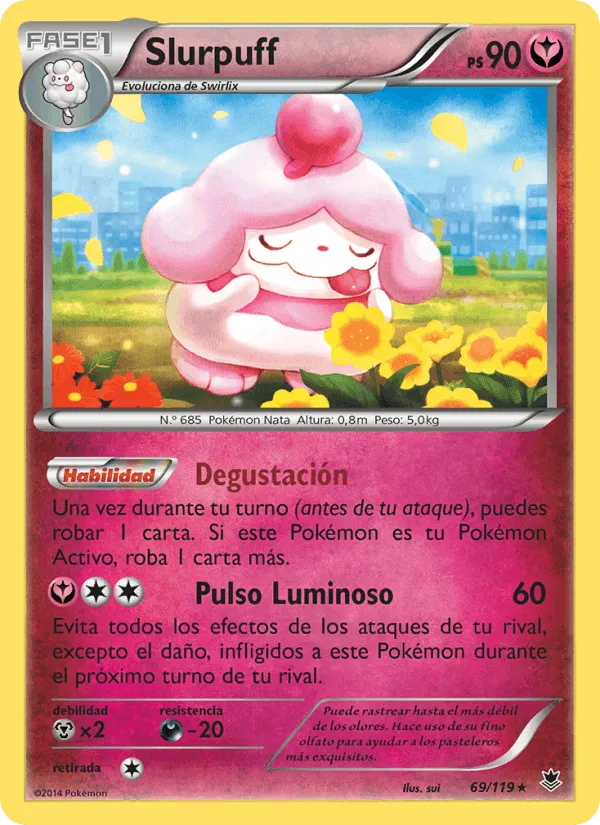 Slurpuff · Fuerzas Fantasmales 69/119