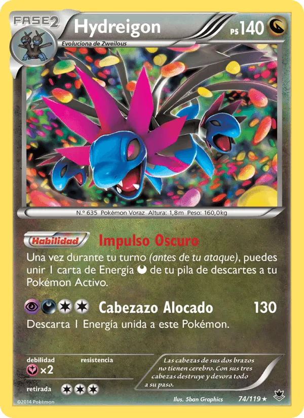 Hydreigon · Fuerzas Fantasmales 74/119