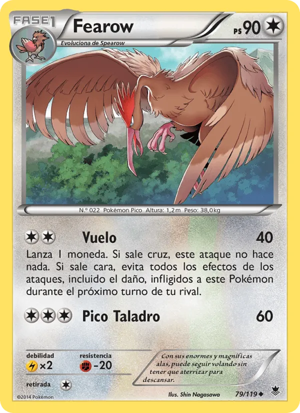 Fearow · Fuerzas Fantasmales 79/119