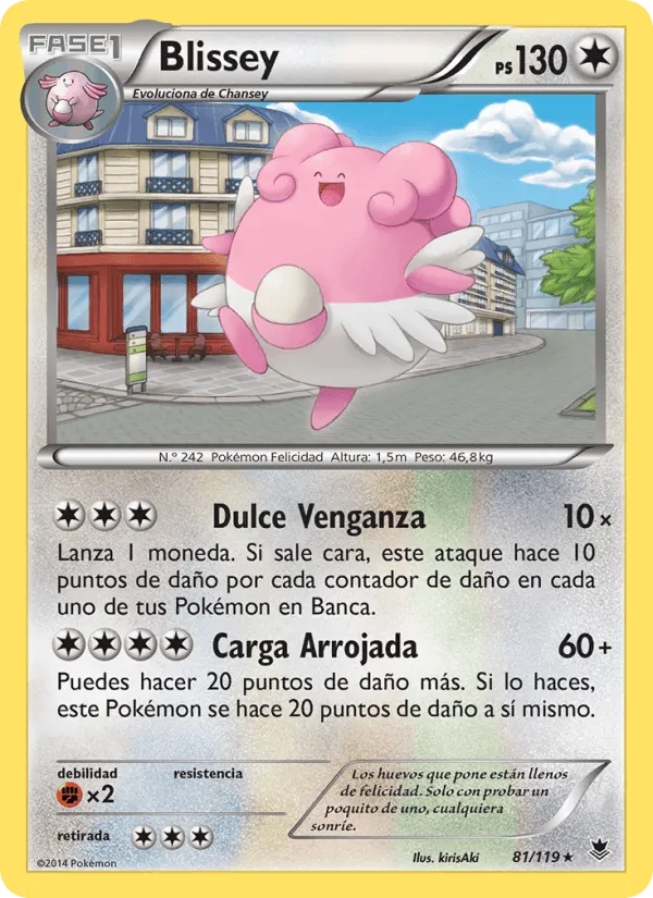 Blissey · Fuerzas Fantasmales 81/119