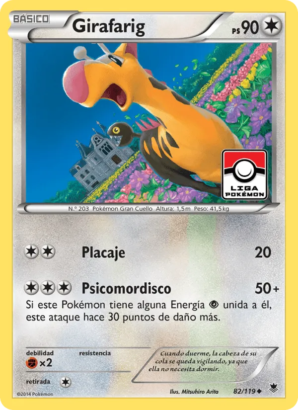 Girafarig · Fuerzas Fantasmales 82/119