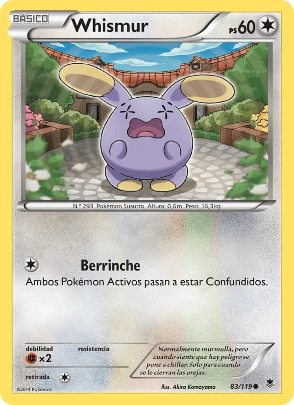 Whismur · Fuerzas Fantasmales 83/119