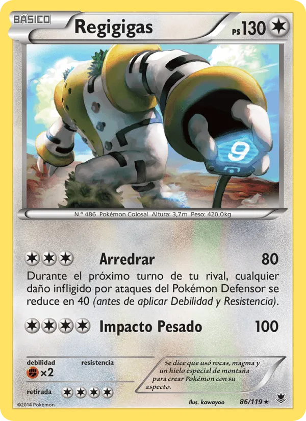 Regigigas · Fuerzas Fantasmales 86/119