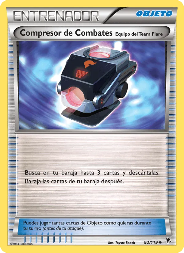 Compresor de Combates Equipo del Team Flare · Fuerzas Fantasmales 92/119