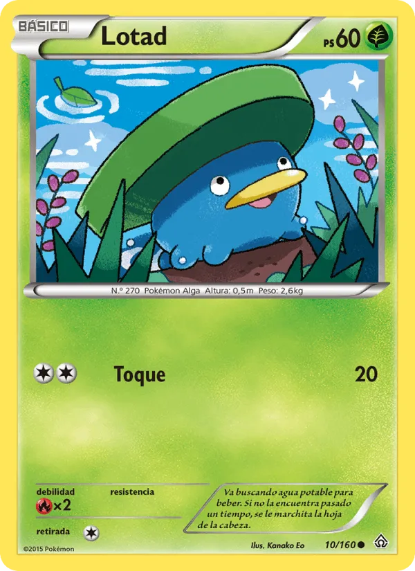 Lotad · Duelos Primigenios 10/160