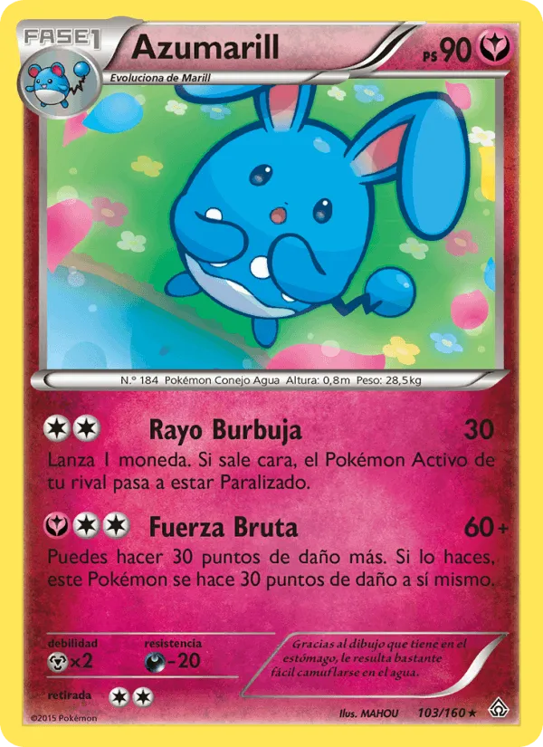 Azumarill · Duelos Primigenios 103/160