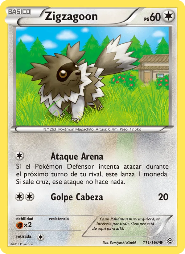 Zigzagoon · Duelos Primigenios 111/160